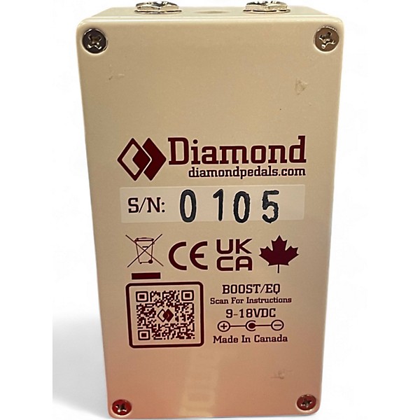 Used DIAMOND PEDALS BOOST/EQ Effect Pedal