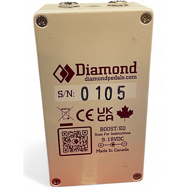 Used DIAMOND PEDALS BOOST/EQ Effect Pedal