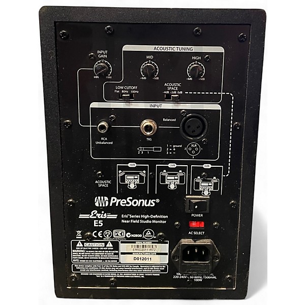 Used PreSonus Eris E5 Powered Monitor