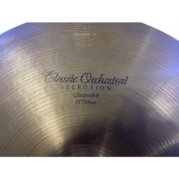 Used Zildjian 15in Classic Orchestral Selection Suspended Cymbal