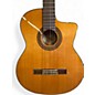 Used Washburn C64SCE Natural Classical Acoustic Electric Guitar