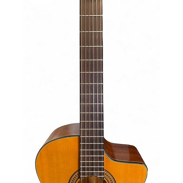 Used Washburn C64SCE Natural Classical Acoustic Electric Guitar