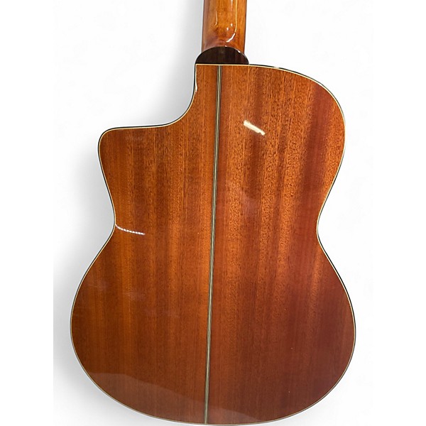 Used Washburn C64SCE Natural Classical Acoustic Electric Guitar