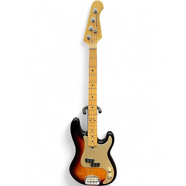 Used Lakland Bob Glaub 3 Color Sunburst Electric Bass Guitar