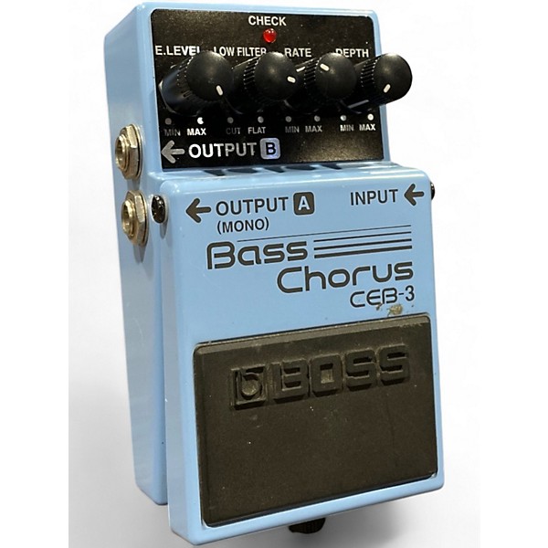 Used BOSS CEB3 Bass Chorus Bass Effect Pedal