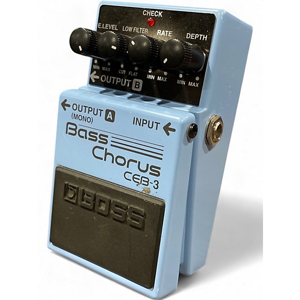 Used BOSS CEB3 Bass Chorus Bass Effect Pedal