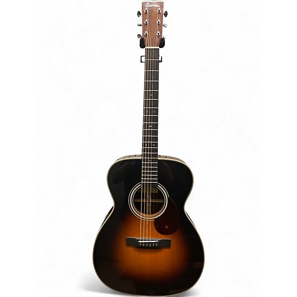Used Eastman E20-OM-SB 3 Tone Sunburst Acoustic Guitar