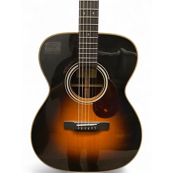 Used Eastman E20-OM-SB 3 Tone Sunburst Acoustic Guitar