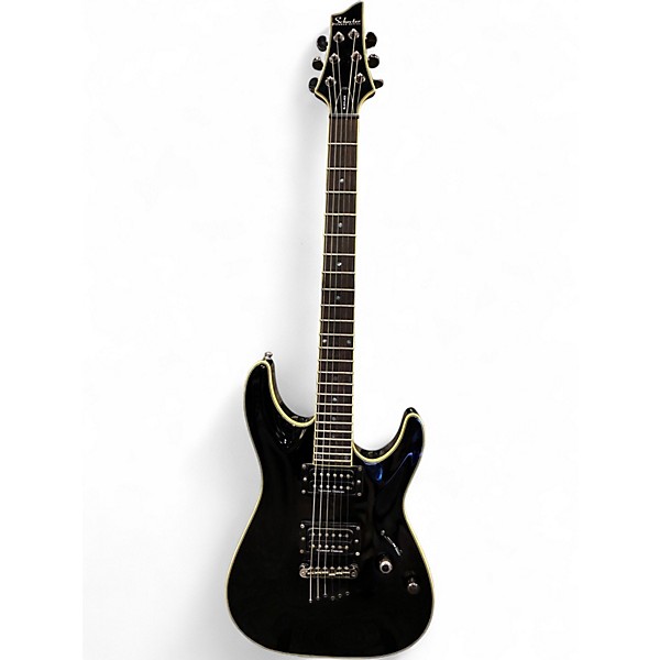 Used Schecter Guitar Research Blackjack C1 Black Solid Body Electric Guitar