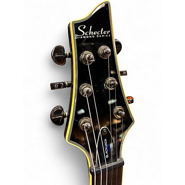 Used Schecter Guitar Research Blackjack C1 Black Solid Body Electric Guitar