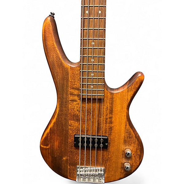 Used Ibanez GSR105EX 5 String Amber Electric Bass Guitar