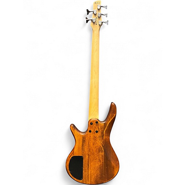 Used Ibanez GSR105EX 5 String Amber Electric Bass Guitar