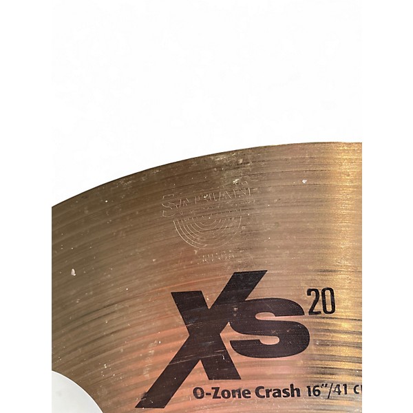 Used SABIAN 16in XS 20 O ZONE CRASH Cymbal