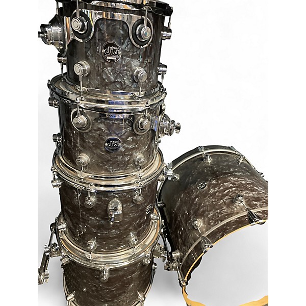 Used DW 5 Piece Performance Series BLACK DIAMOND Drum Kit