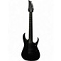 Used Ibanez RGDRB71 Iron Label 7 String Satin Black Solid Body Electric Guitar thumbnail