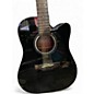 Used Takamine GD30-12 Black 12 String Acoustic Electric Guitar