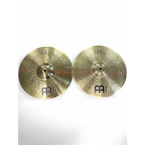 Used MEINL 13in HCS Hi Hat Pair Cymbal