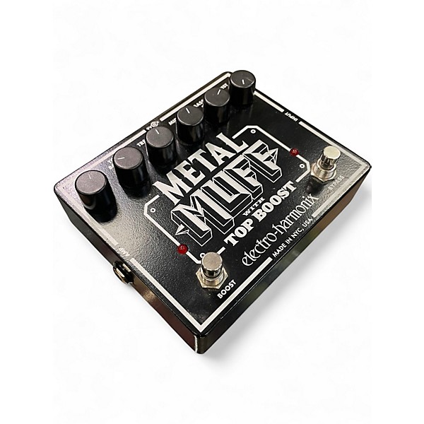 Used Electro-Harmonix Metal Muff Distortion With Top Boost Effect Pedal