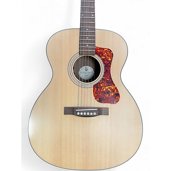 Used Guild OM-250E Natural Acoustic Electric Guitar