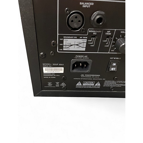 Used JBL 305P MKII PAIR Powered Monitor