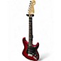 Used Fender FSR Standard Stratocaster HSS Candy Red Burst Solid Body Electric Guitar thumbnail