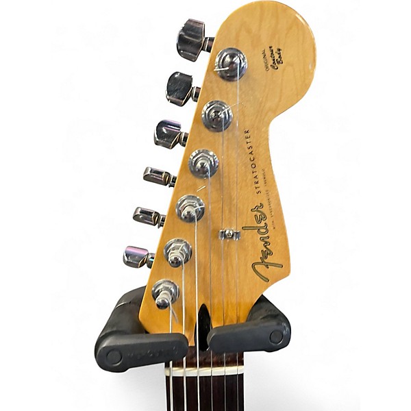 Used Fender FSR Standard Stratocaster HSS Candy Red Burst Solid Body Electric Guitar