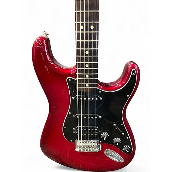 Used Fender FSR Standard Stratocaster HSS Candy Red Burst Solid Body Electric Guitar