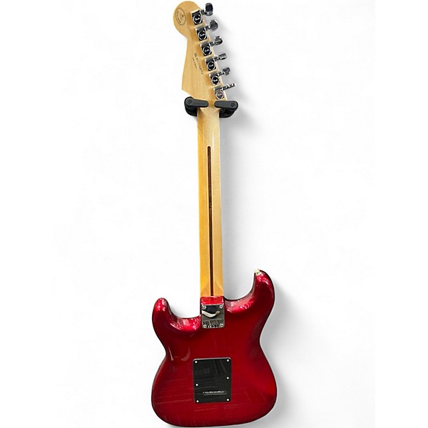 Used Fender FSR Standard Stratocaster HSS Candy Red Burst Solid Body Electric Guitar