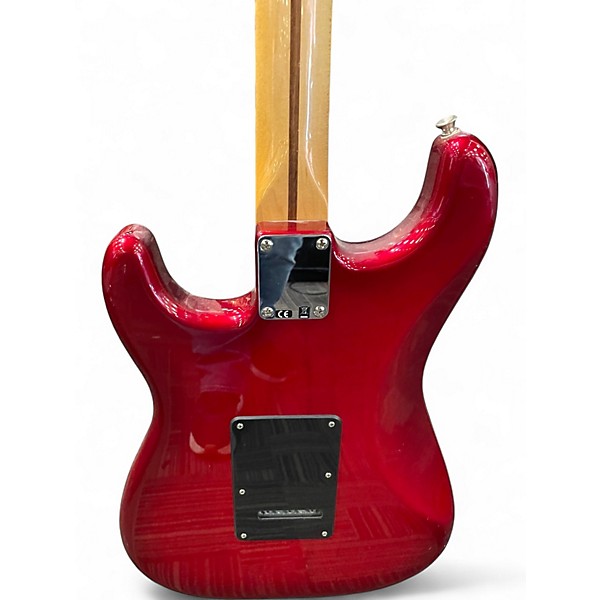 Used Fender FSR Standard Stratocaster HSS Candy Red Burst Solid Body Electric Guitar