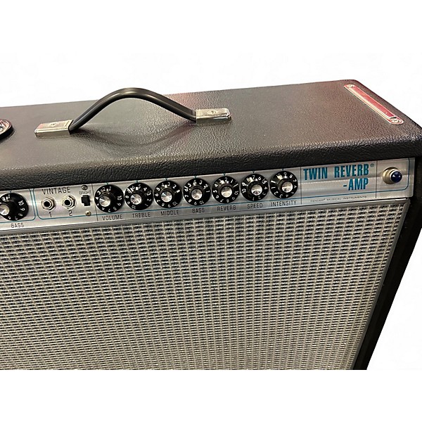 Used Fender 1968 Custom Twin Reverb 85W 2x12 Tube Guitar Combo Amp