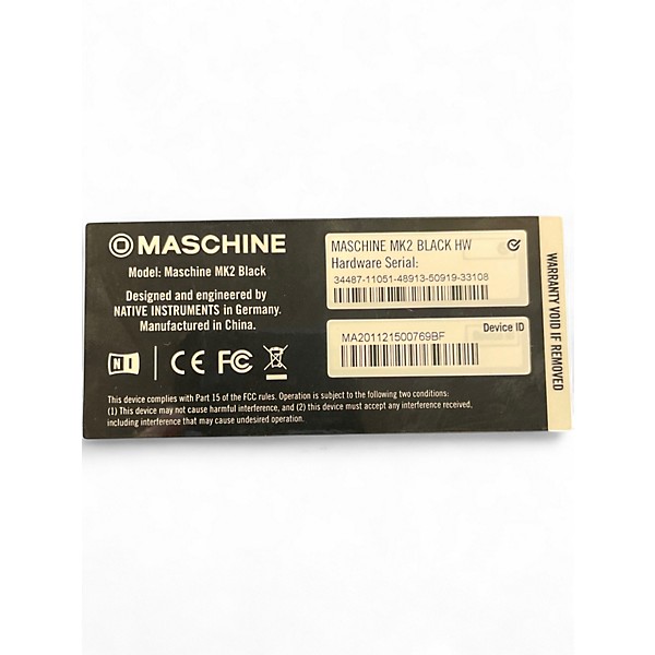 Used Native Instruments Maschine MKII MIDI Controller