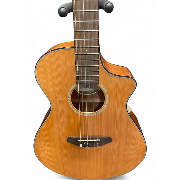 Used Breedlove Pursuit Nylon Natural Classical Acoustic Electric Guitar