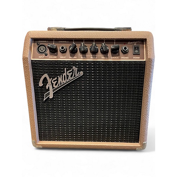 Used Fender Acoustasonic 15 Acoustic Guitar Combo Amp
