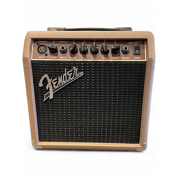 Used Fender Acoustasonic 15 Acoustic Guitar Combo Amp