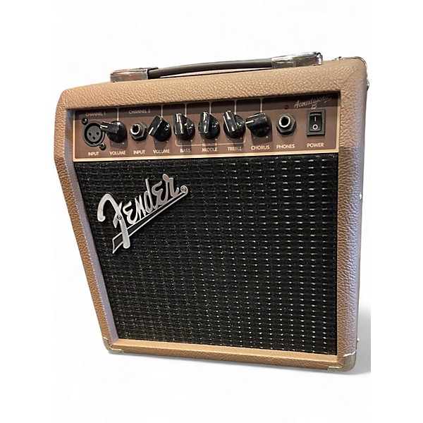 Used Fender Acoustasonic 15 Acoustic Guitar Combo Amp