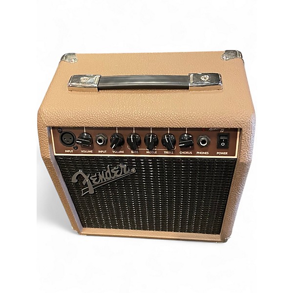 Used Fender Acoustasonic 15 Acoustic Guitar Combo Amp
