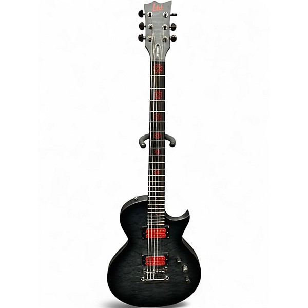Used ESP BB600B Trans Black Solid Body Electric Guitar