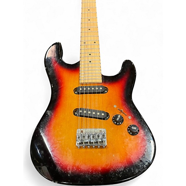 Used Emerson S Style Sunburst Solid Body Electric Guitar