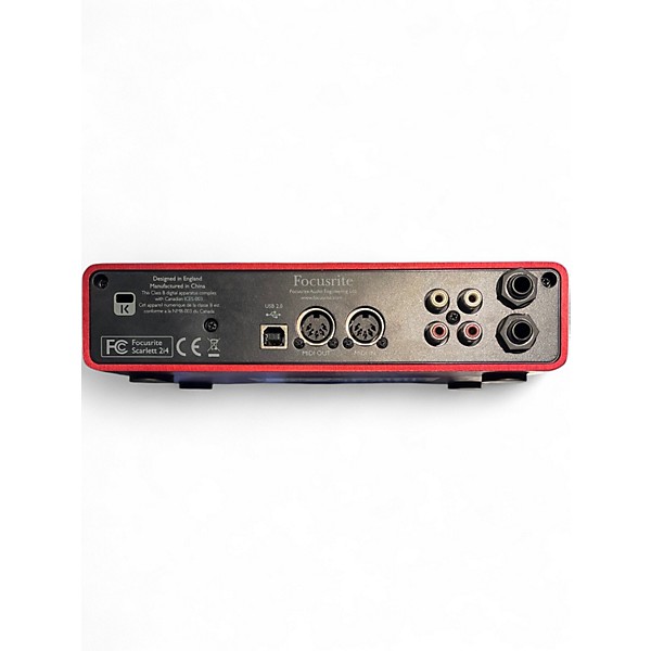 Used Focusrite Scarlett 2i4 Audio Interface