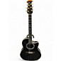 Vintage 1990s Ovation 1869 BLACK Acoustic Electric Guitar thumbnail