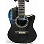Vintage 1990s Ovation 1869 BLACK Acoustic Electric Guitar