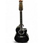 Vintage 1990s Takamine 6759 Black 12 String Acoustic Electric Guitar thumbnail