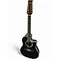 Vintage 1990s Takamine 6759 Black 12 String Acoustic Electric Guitar