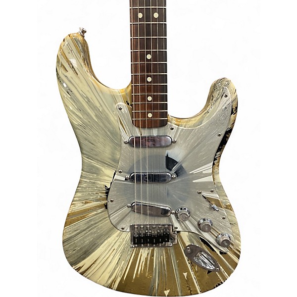 Used Fender Splattercaster Stratocaster Splatter Solid Body Electric Guitar