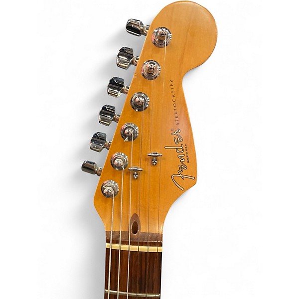 Used 1998 Fender Stratocaster Deluxe 2 Color Sunburst Solid Body Electric Guitar