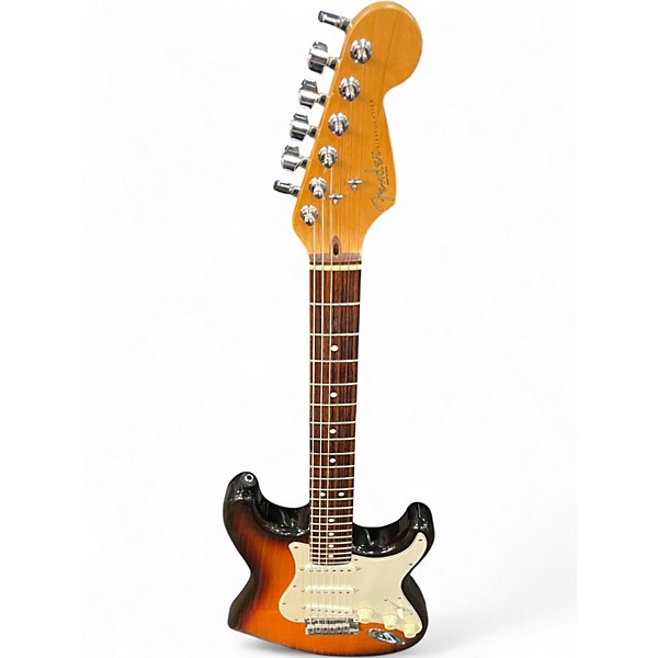 Used 1998 Fender Stratocaster Deluxe 2 Color Sunburst Solid Body Electric Guitar