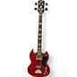 Used 2010 Gibson SG Bass Candy Apple Red Electric Bass Guitar thumbnail