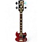 Used 2010 Gibson SG Bass Candy Apple Red Electric Bass Guitar