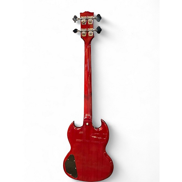 Used 2010 Gibson SG Bass Candy Apple Red Electric Bass Guitar
