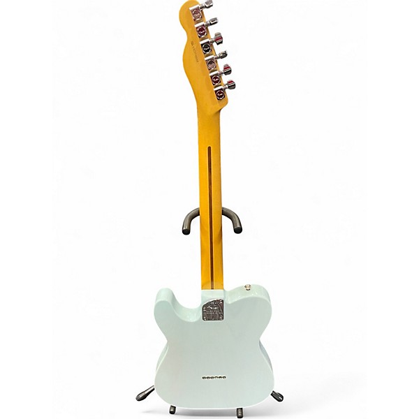 Used Fender American Professional II Telecaster Thinline Surf Green Hollow Body Electric Guitar